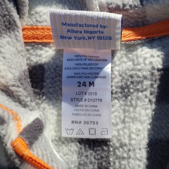 Duck Duck Goose 2 Piece Outfit Fleece Hoodie&pants - Picture 4 of 8